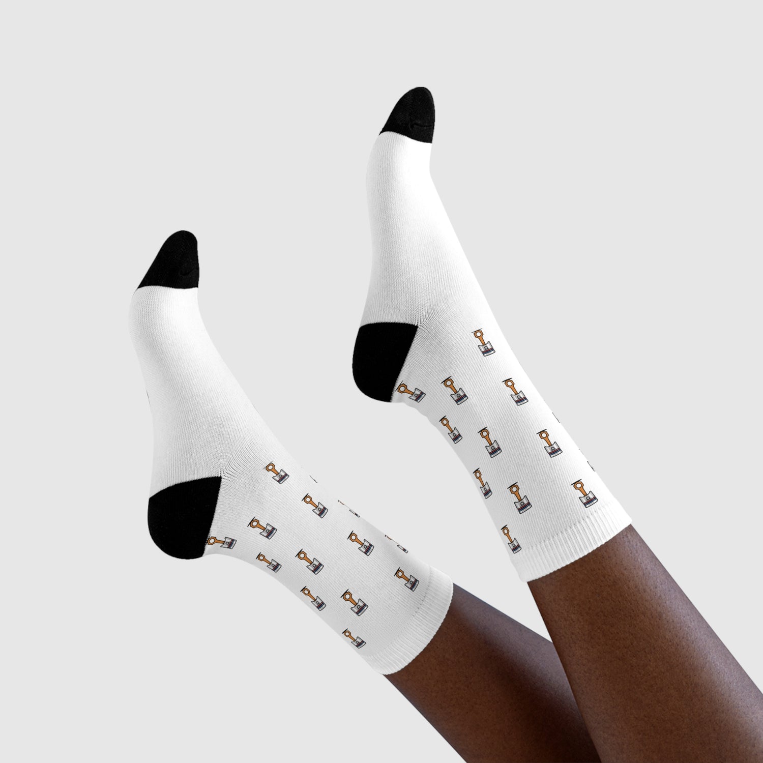 Overtuned Piston Socks White