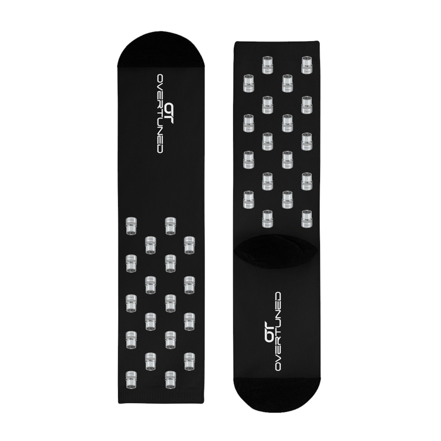 Overtuned 10mm Socket Socks Black