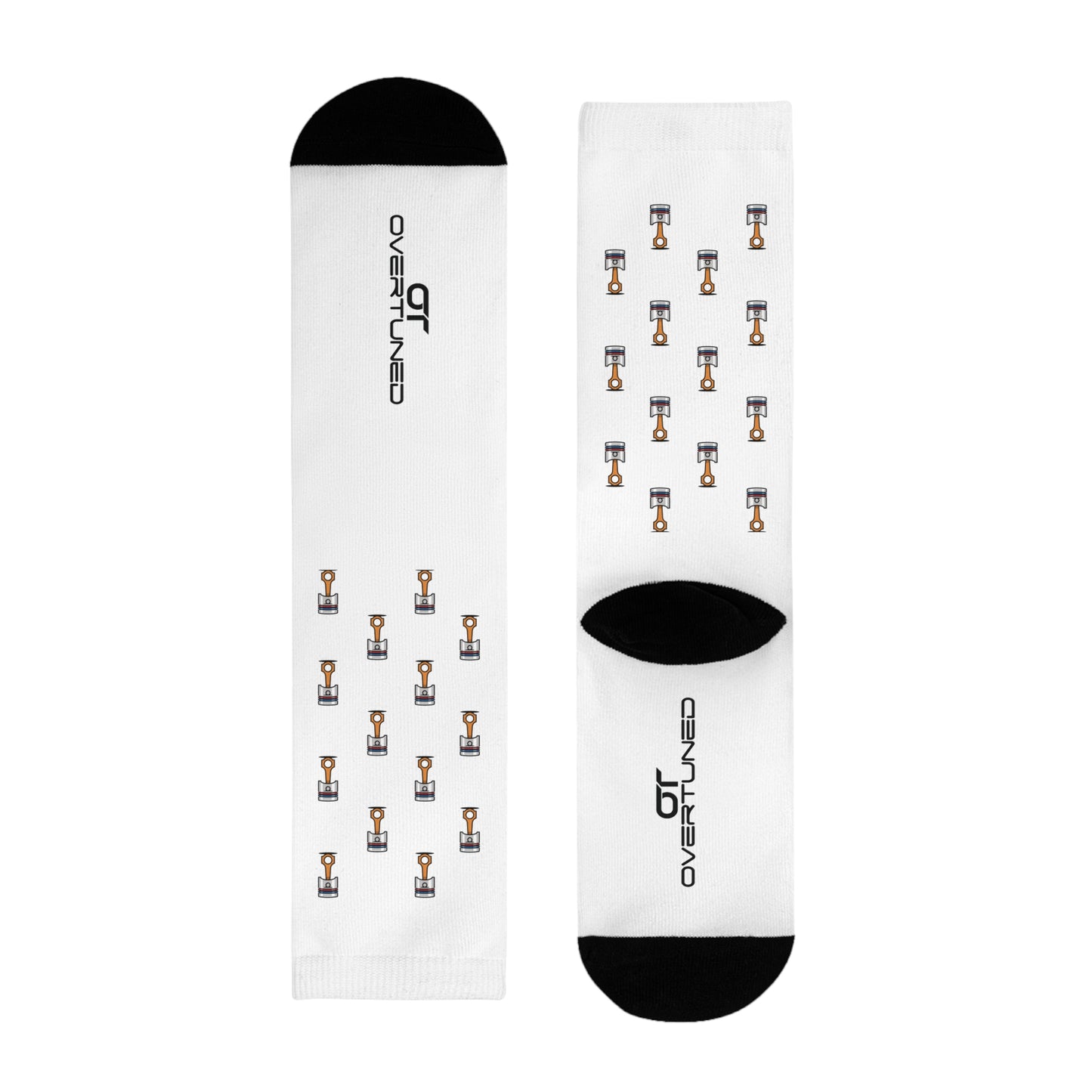 Overtuned Piston Socks White