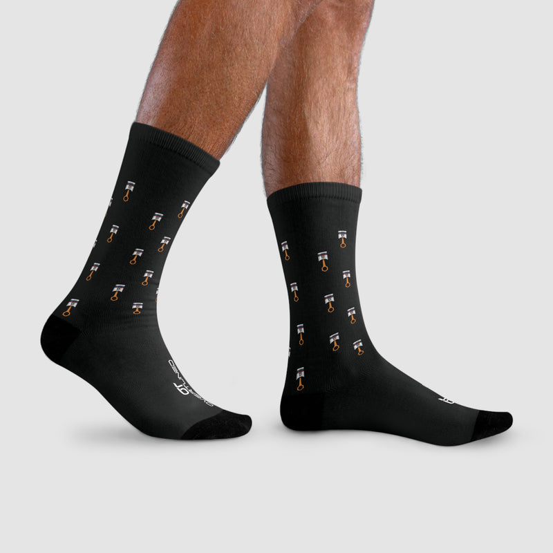 Overtuned Piston Socks Black