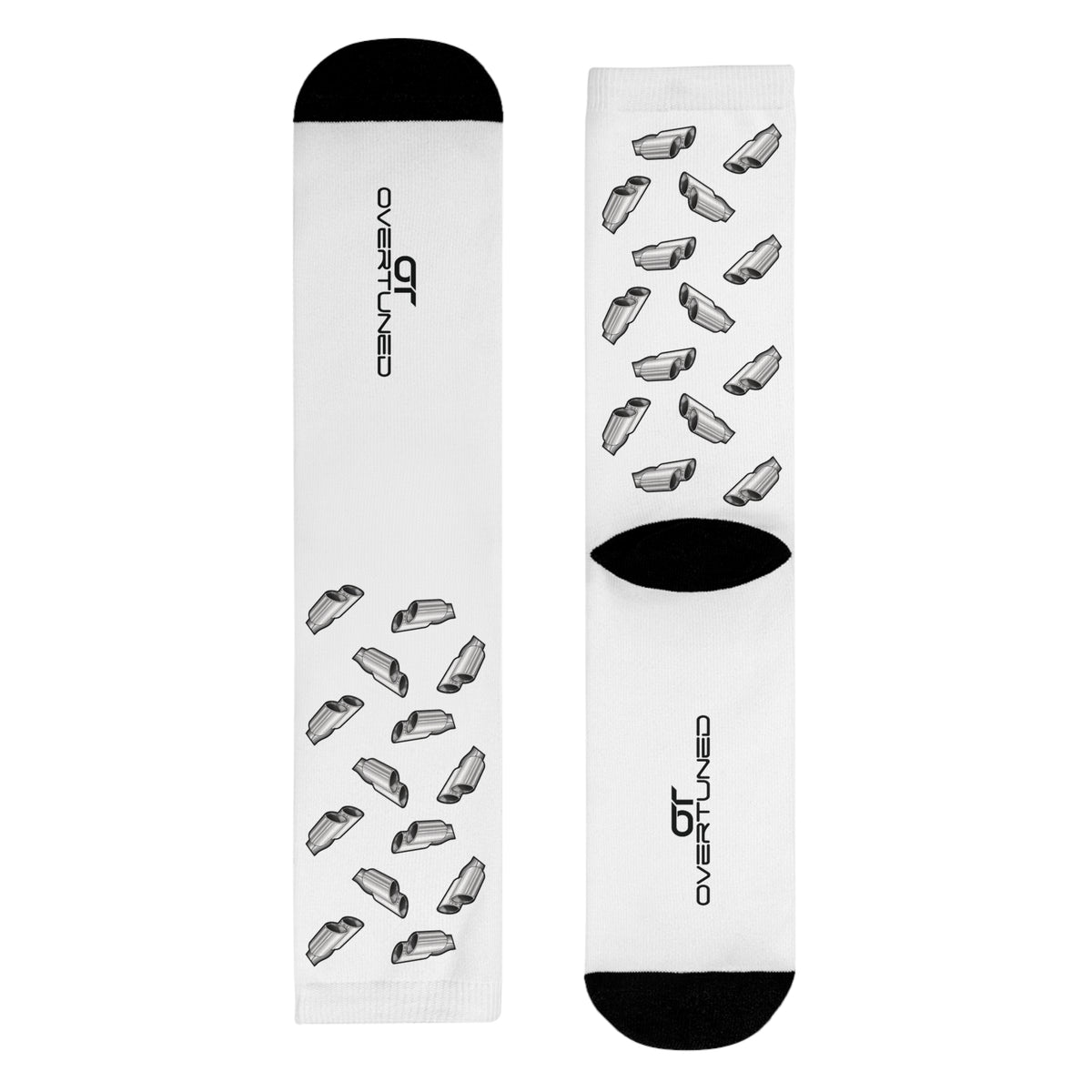 Chaussettes d'échappement Overtuned blanches