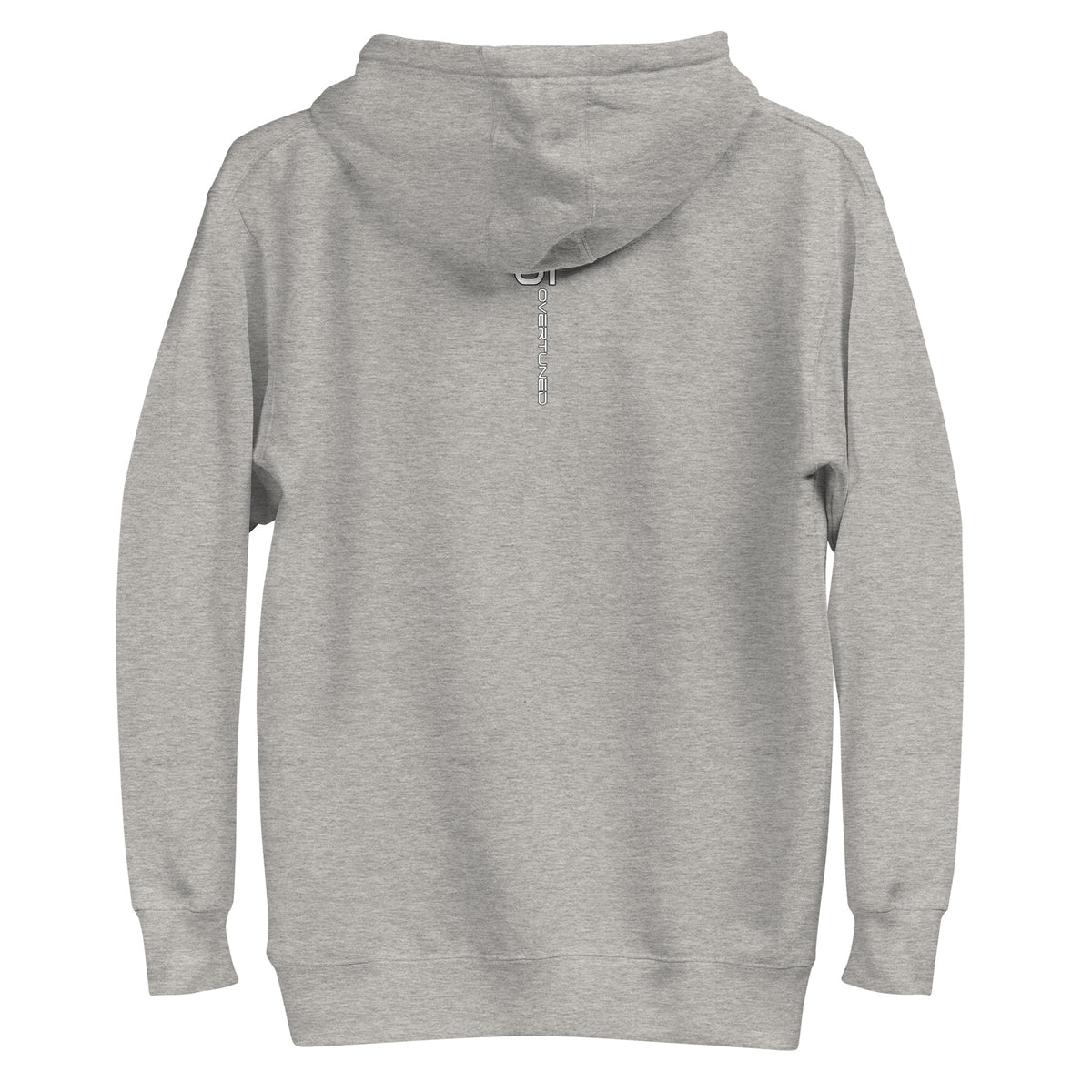 Organic Cotton Unisex Hoodie in light gray – product mockup