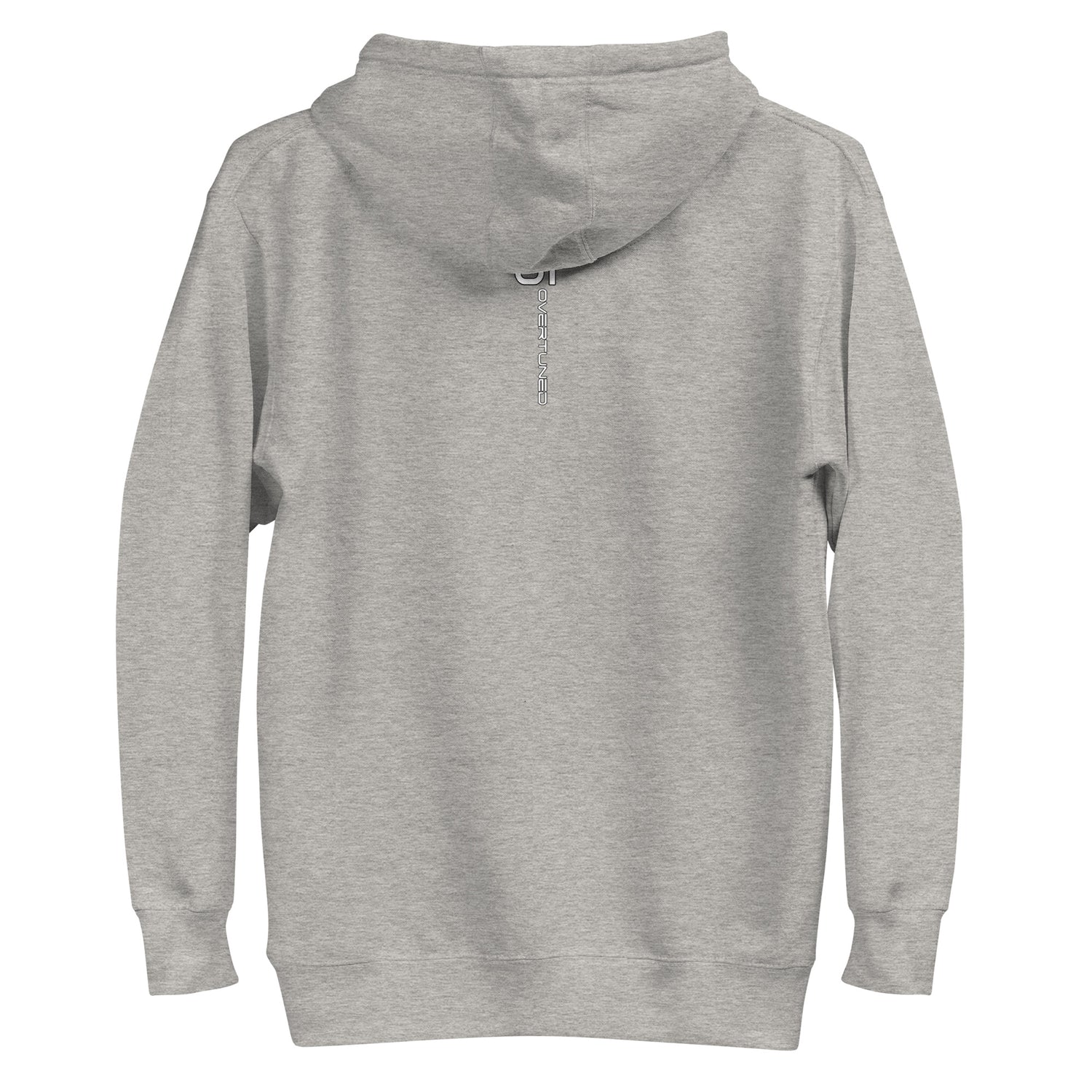 Organic Cotton Unisex Hoodie in light gray – product mockup