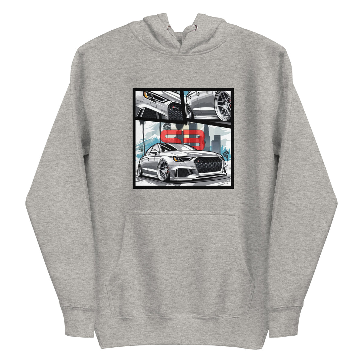 Organic Cotton Kids T-Shirt mockup in gray color