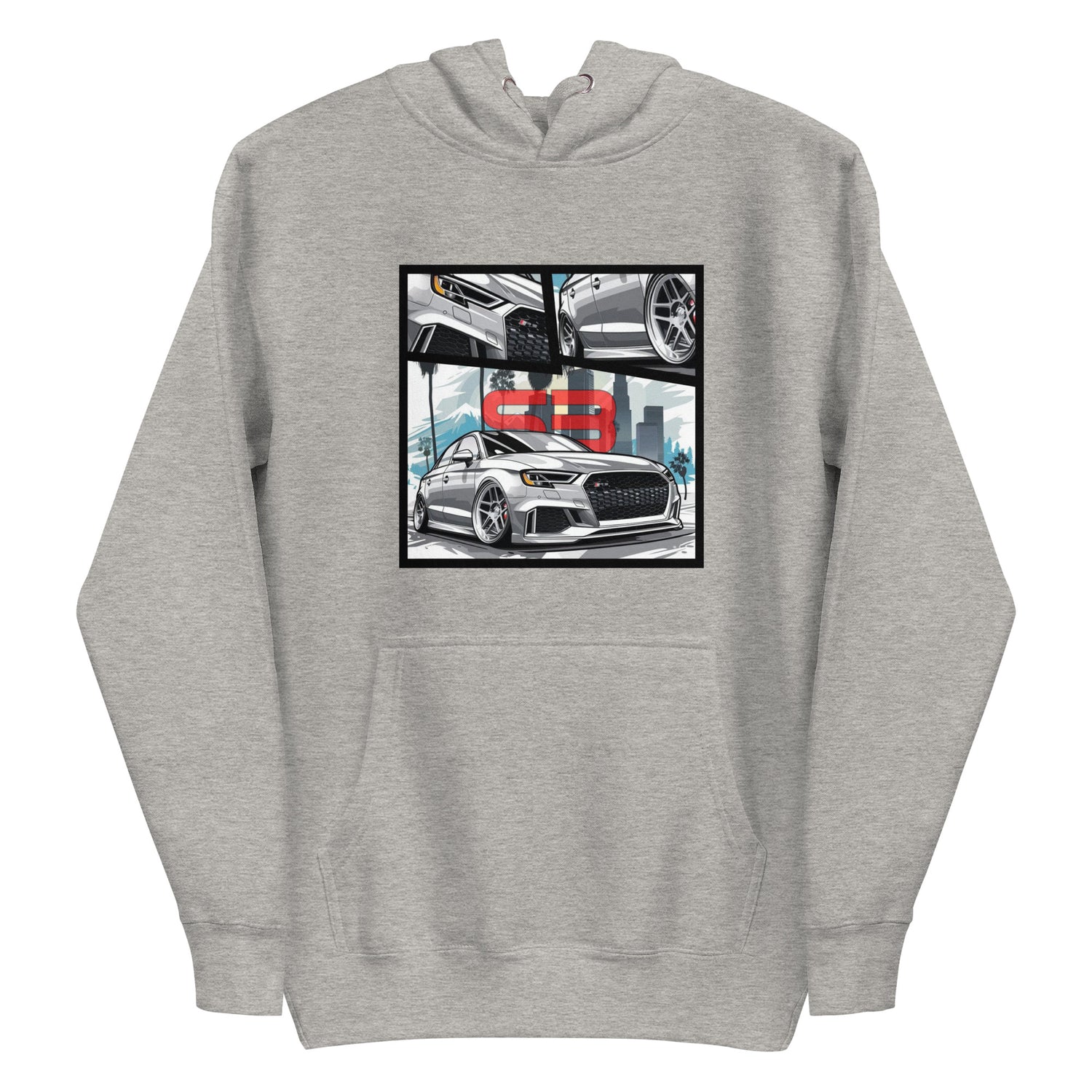 Organic Cotton Kids T-Shirt mockup in gray color