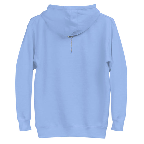 Blue Unisex Hoodie product mockup