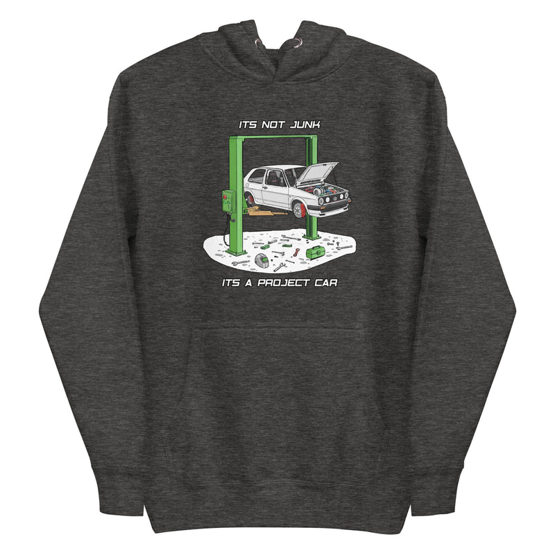 Black graphic Unisex Hoodie product mockup