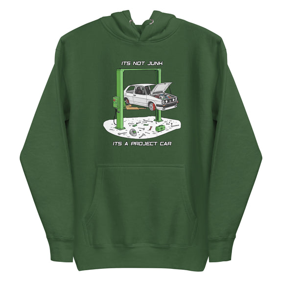 Olive graphic Unisex Hoodie product mockup