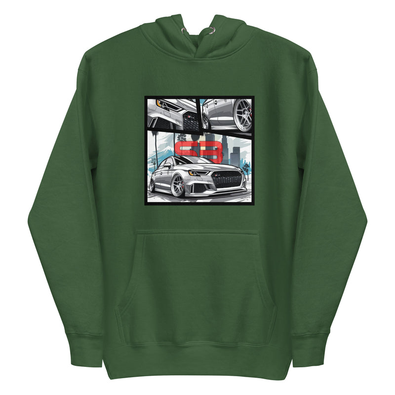 Organic Cotton Kids T-Shirt mockup in green color