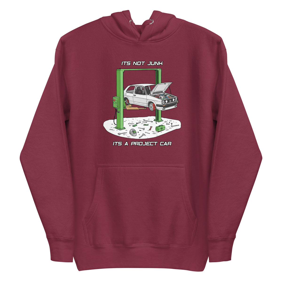 Brown Unisex Hoodie product mockup