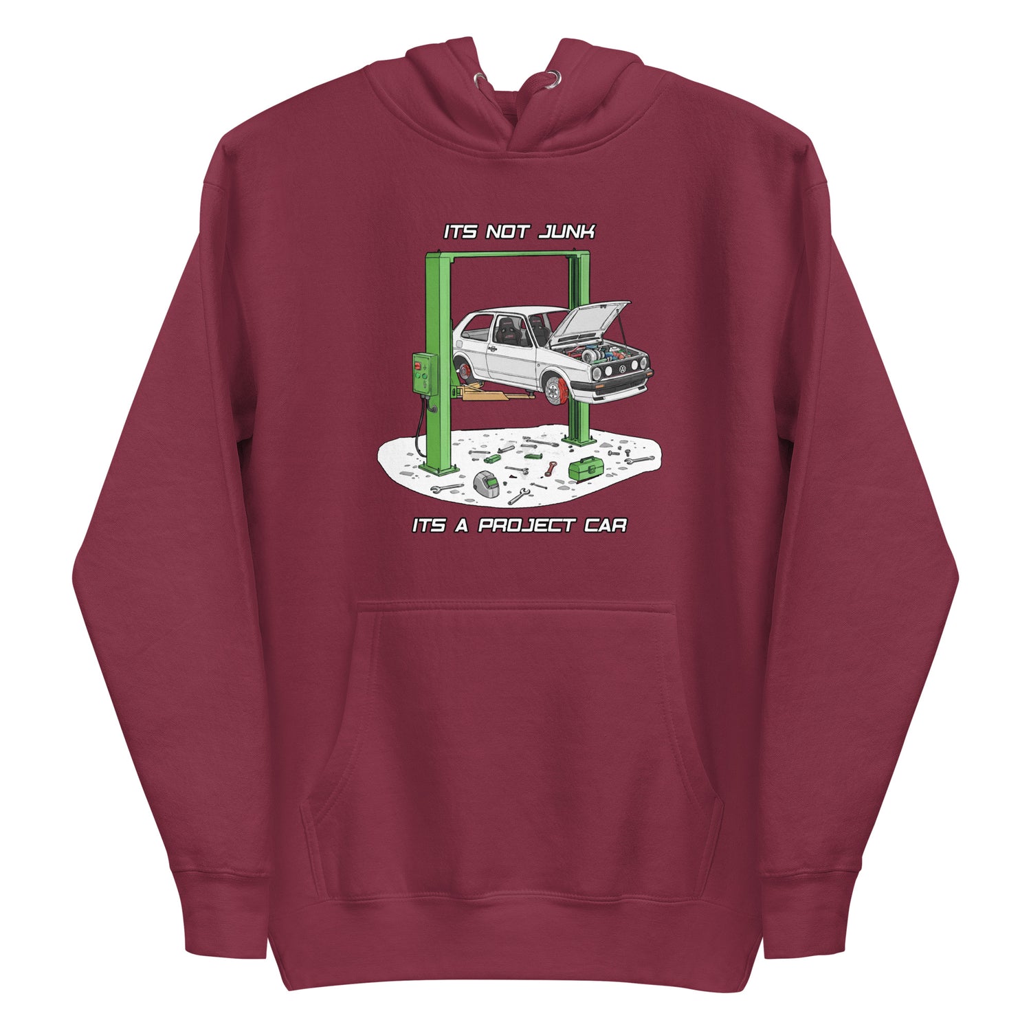 Brown Unisex Hoodie product mockup