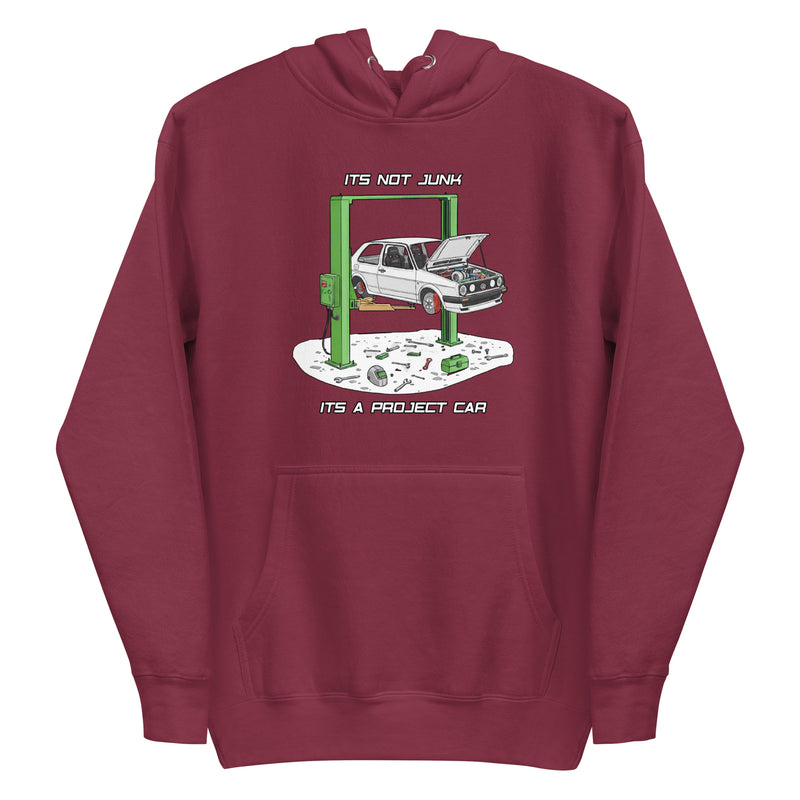 Brown Unisex Hoodie product mockup