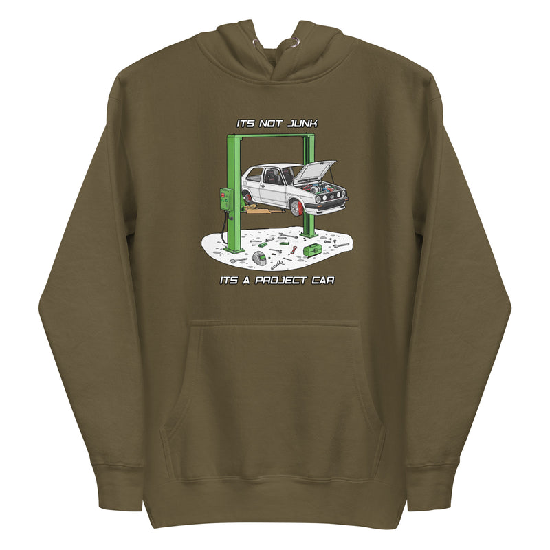 Olive graphic Unisex Hoodie product mockup