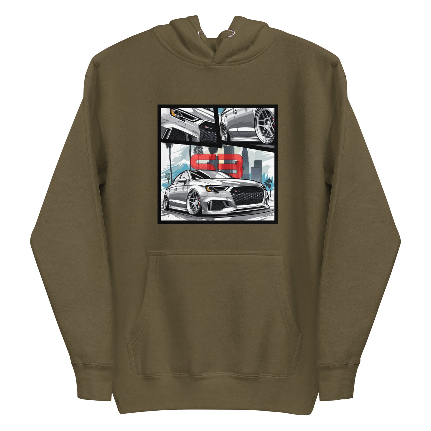 Organic Cotton Kids T-Shirt mockup in brown color