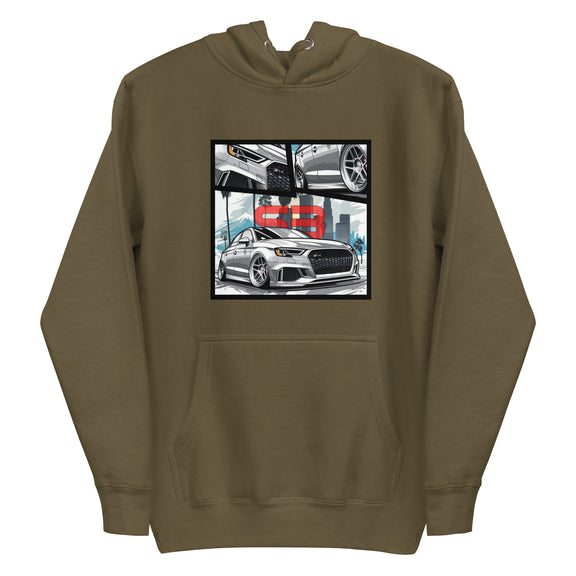 Organic Cotton Kids T-Shirt mockup in brown color