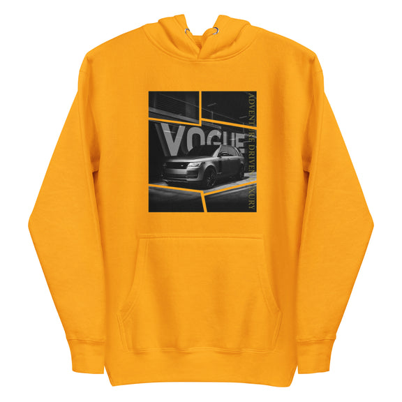 Organic Cotton Kids T-Shirt – Golden Yellow Hoodie Mockup with Design