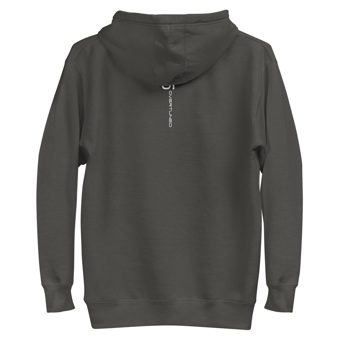 Organic Cotton Unisex Hoodie in ash gray – product mockup