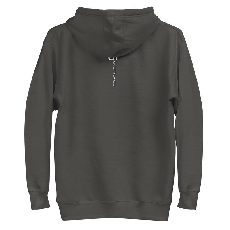 Dark grey Unisex Hoodie product mockup