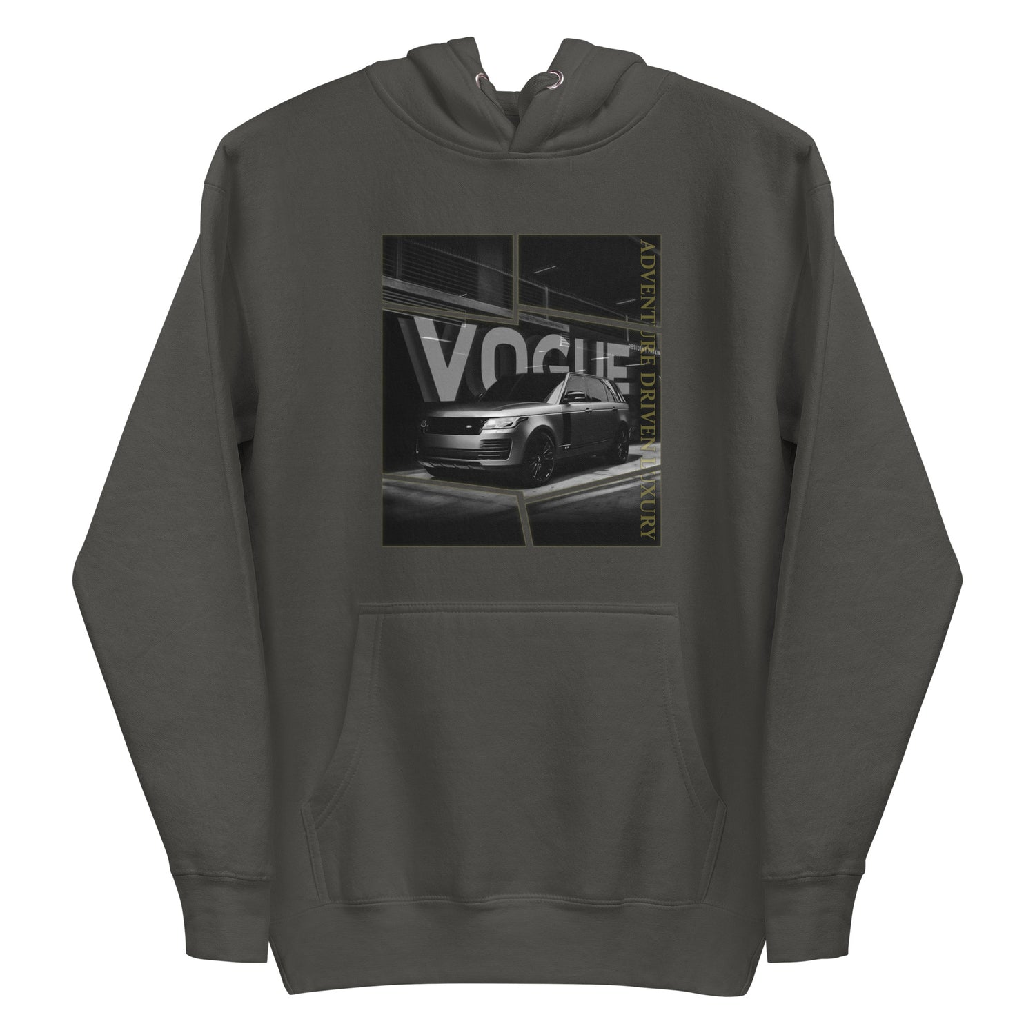 Organic Cotton Kids T-Shirt – Army Green Hoodie Mockup with Design