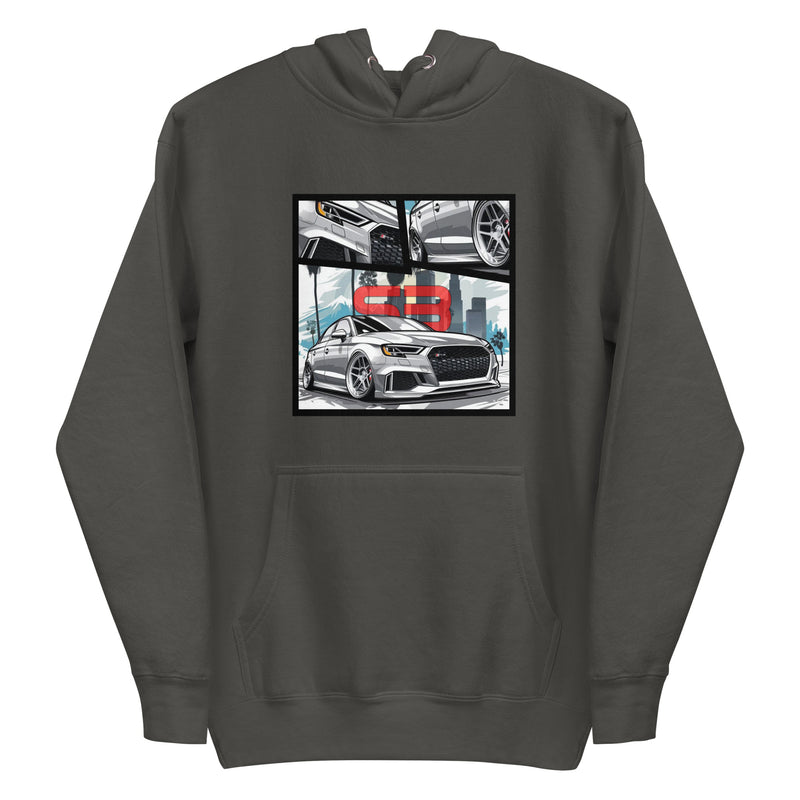 Organic Cotton Kids T-Shirt mockup in light gray color