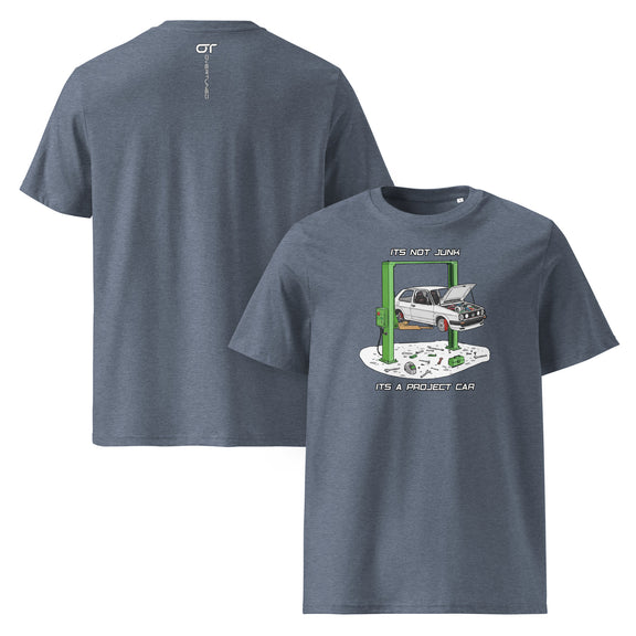 Organic Cotton Unisex T-Shirt stargazer blue product mockup