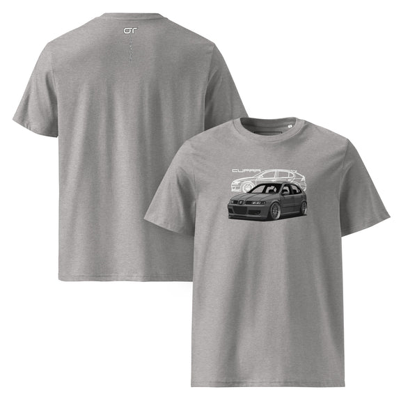 Light grey Cupra Leon Organic Cotton T-Shirt product mockup